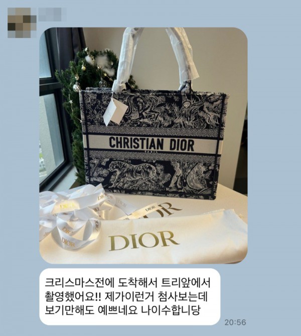 디올 뜨왈 드 주이 북토트백 후기.jpg