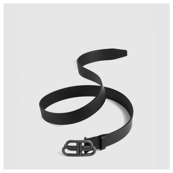 발렌시아가 BB 라지 벨트 블랙 570370